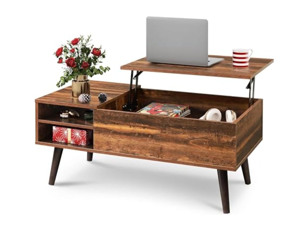 Lift Top Coffee Table with Hidden Storage
