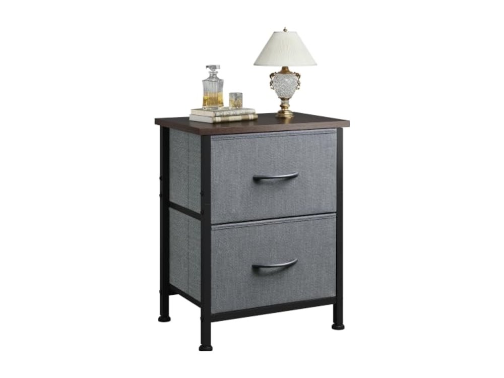 Nightstand 2 Drawer Dresser for Bedroom