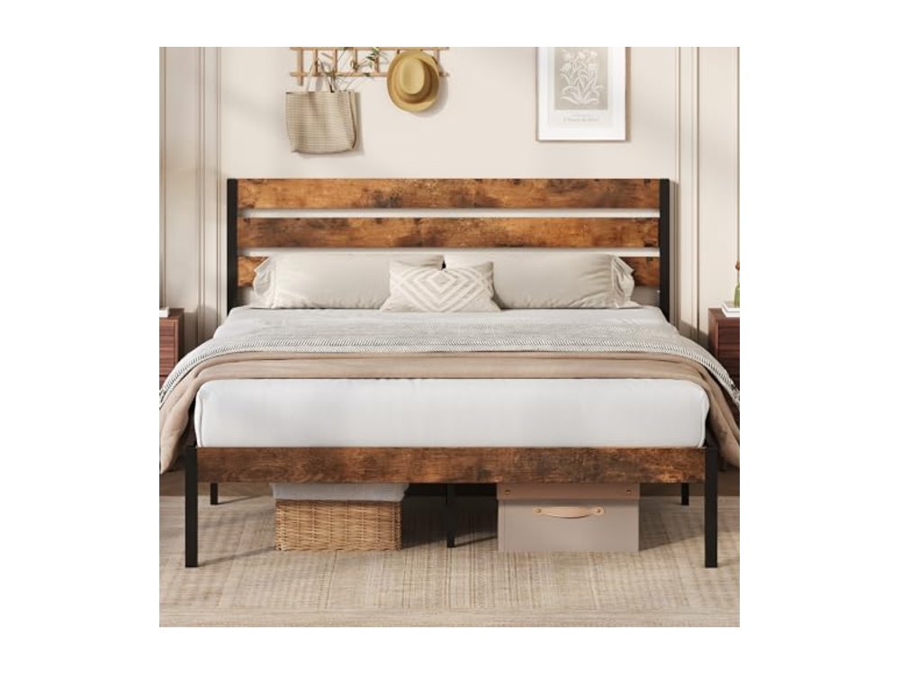 Queen Bed Frame with Headboard