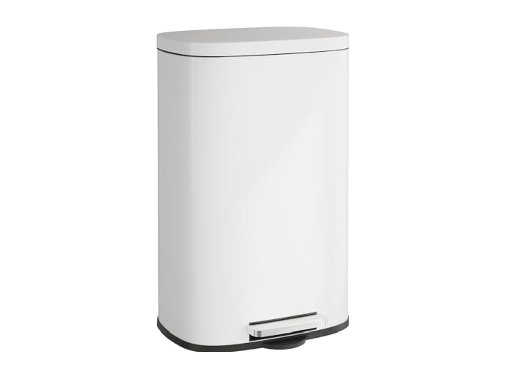 WLIVE 13 Gallon Stainless Steel Trash Can with Inner Bucket