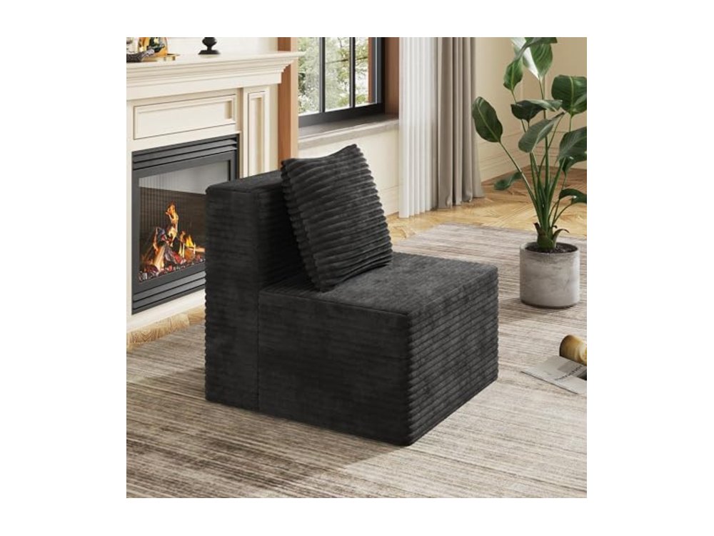 WLIVE 32'' Multifoutional Boneless Chair Armless