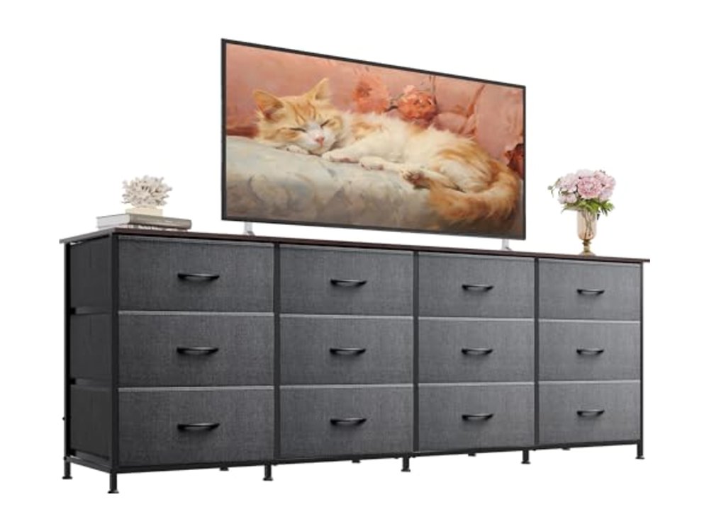 WLIVE 75.5'' Dresser for Bedroom