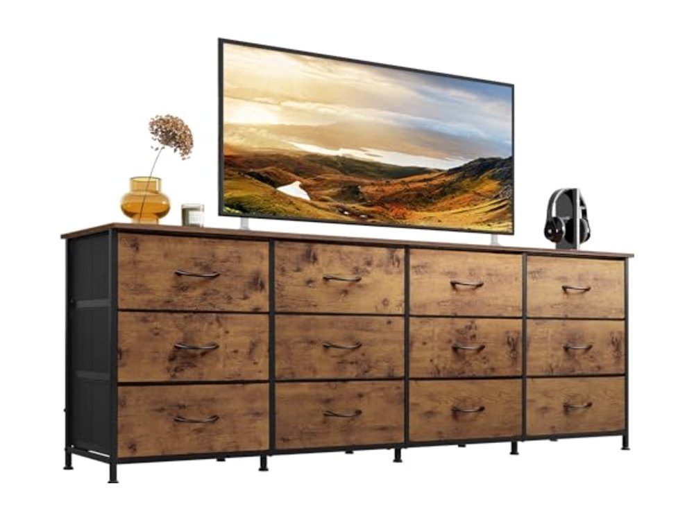 WLIVE 75.5'' Dresser for Bedroom