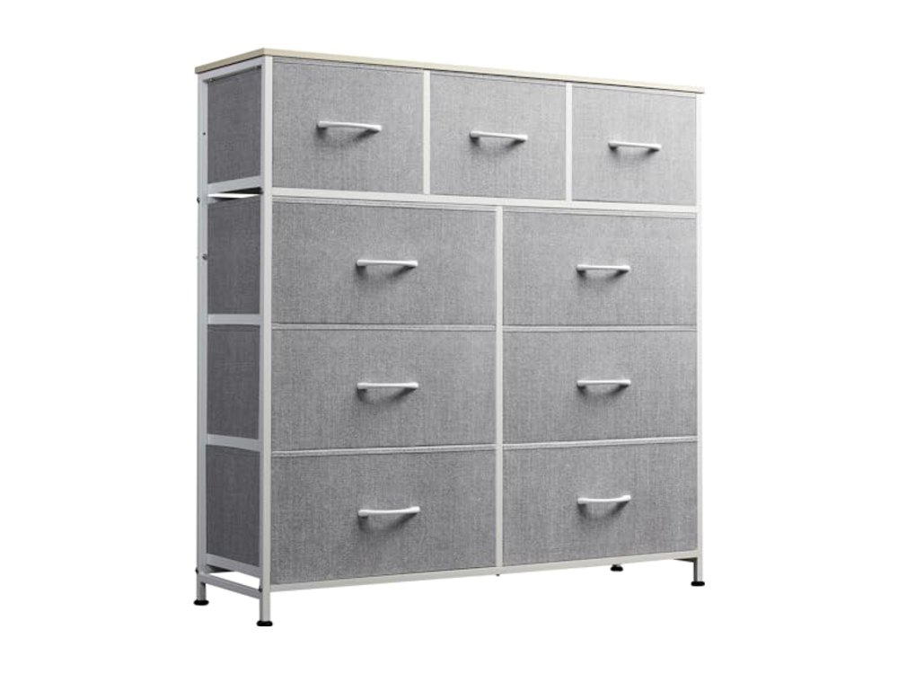 WLIVE 9-Drawer Dresser Fabric Storage Tower for Bedroom