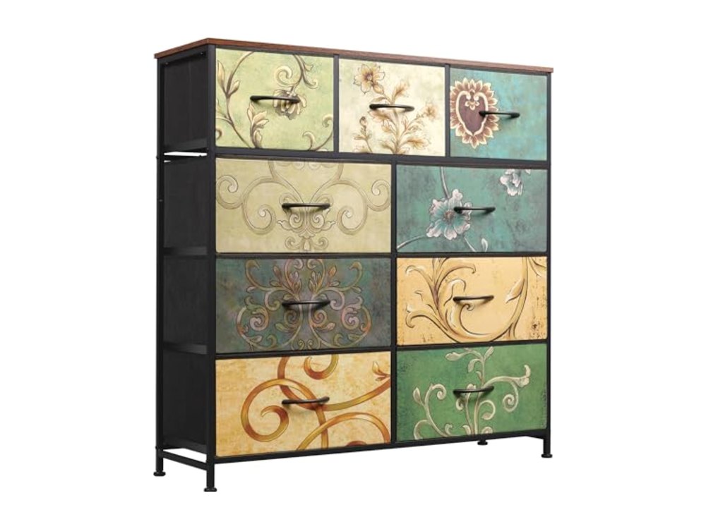 WLIVE 9-Drawer Dresser Fabric Storage Tower for Bedroom