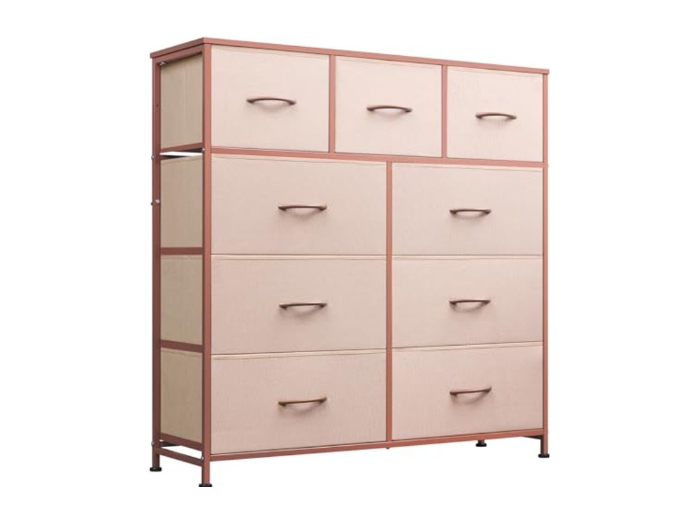 WLIVE 9-Drawer Dresser Fabric Storage Tower for Bedroom